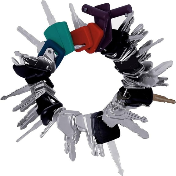 42 Equipment Keys Master Set,Heavy Equipment Keys Set for Cat Caterpillar Case JD Holland Volvo JCB Hyster Takeuchi Yanmar and More