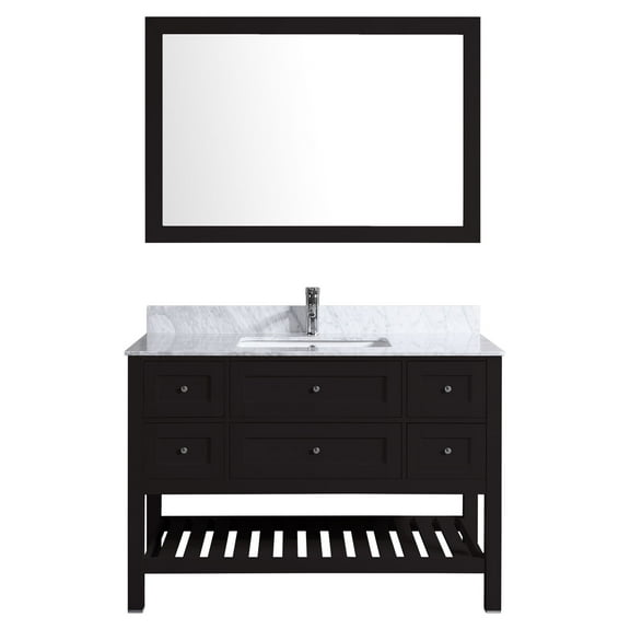 42" Espresso Vanity Cabinet Set LV6-42B