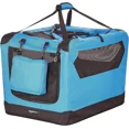 thumbnail image 1 of 42" Extra Large Folding Portable Soft Pet Dog Crate Carrier Kennel, Blue, 1 of 5