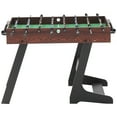 thumbnail image 1 of 42" Foldable Foosball Table - Indoor Full Size Soccer Game Table for Home, Family & Game Room - Includes 2 Balls, Durable & Portable, 1 of 11