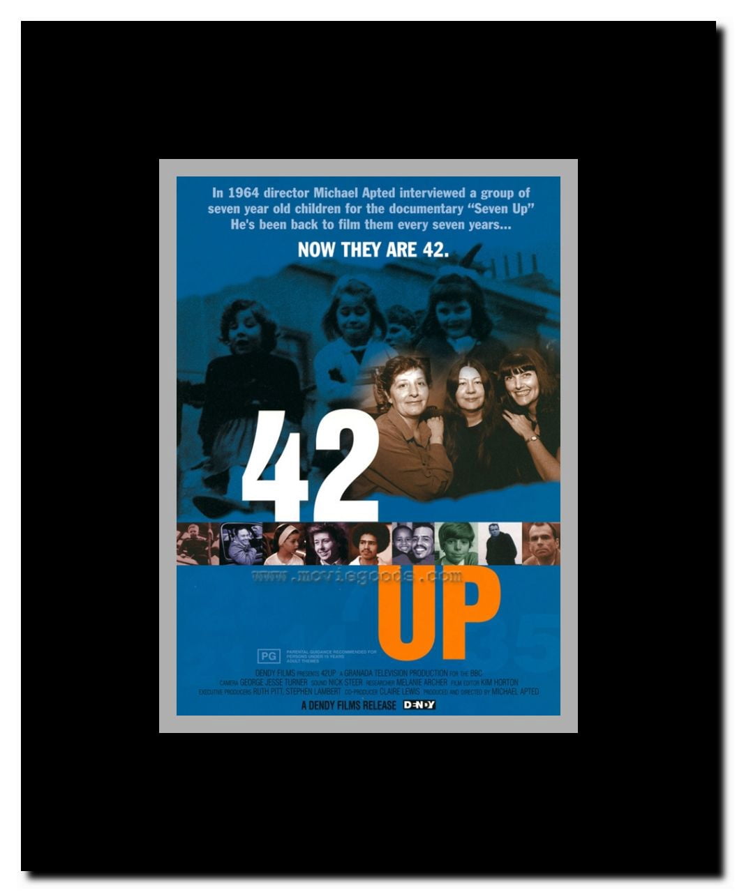 42: Forty Two Up Framed Movie Poster