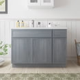 thumbnail image 1 of 42" Freestanding Bathroom Vanity Cabinet without Top in Smoky Gray, 1 of 6