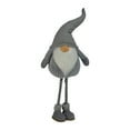 thumbnail image 1 of Northlight Chubby Adjustable Height Smirking Gnome - 42" - Gray and White, 1 of 6