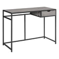 thumbnail image 1 of 42" Grey and Dark Grey Metal Computer Desk, 1 of 4