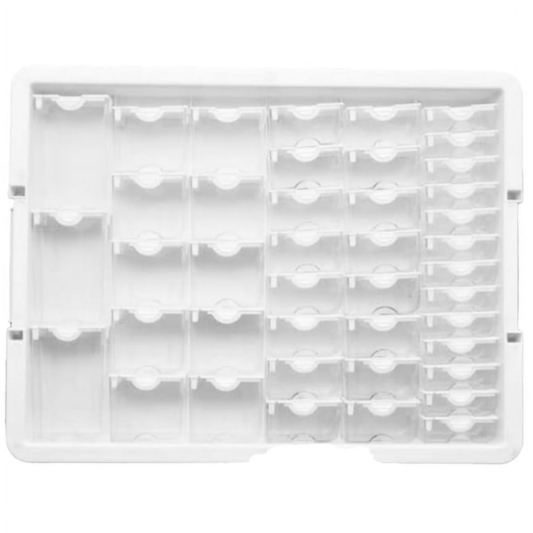 42 Grid Storage Container,Transparent Box Plastic Organizer Case