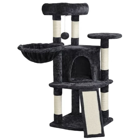 42"H Multilevel Cat Tree Tower Black