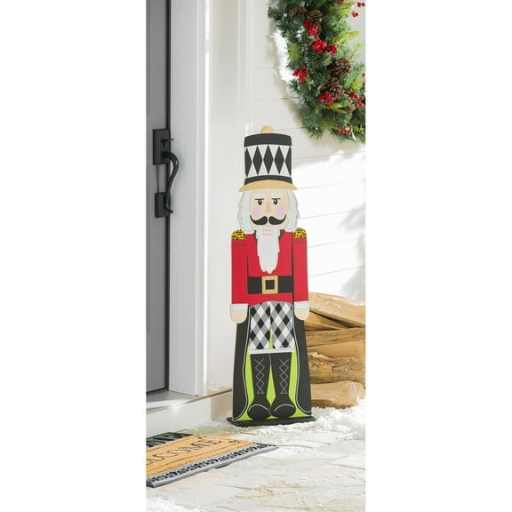 42" H Nutcracker Porch Leaner