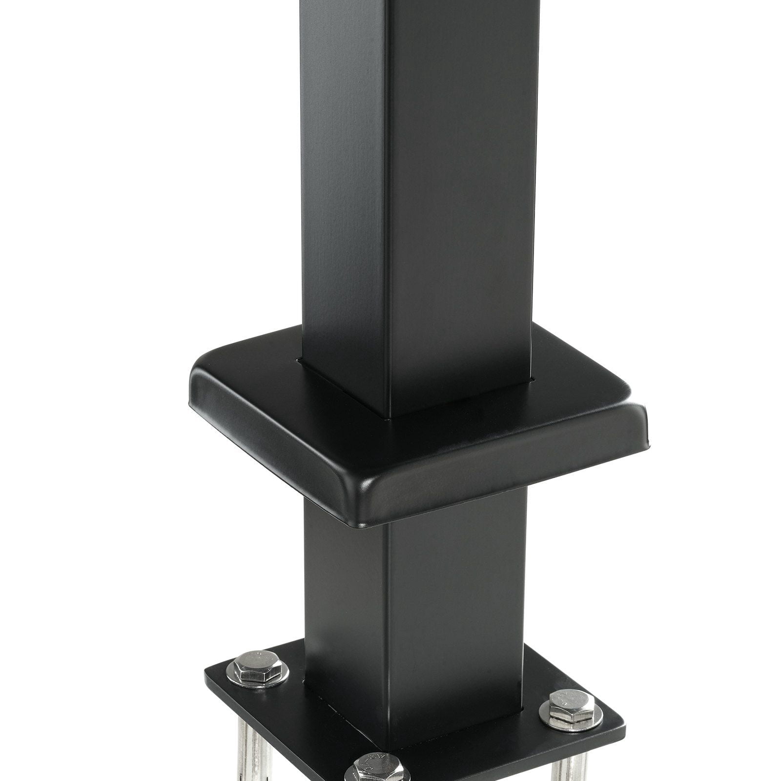 42" Holeless Cable Railing Post, SUS304 Stainless Steel, Weld-Free, Brackets & Connectors, for Deck Stairs Balcony Railing