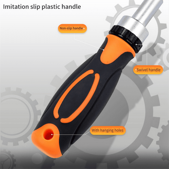 42In1 Ratchet Combination Screwdriver Set Vertical and Horizontal