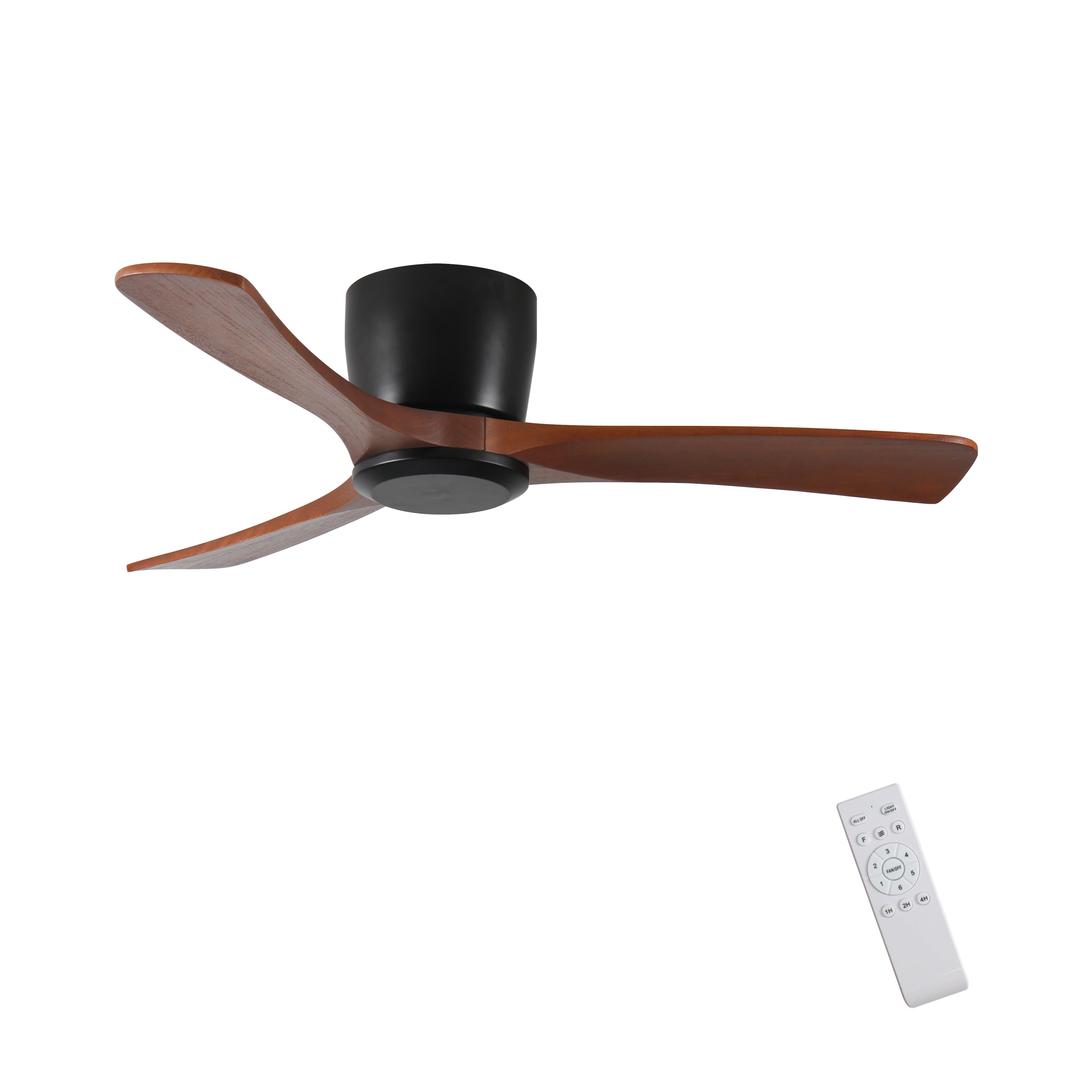 Ceiling Fans 42 Inch Ceiling Fan no light with Remote Control, Low Profile Flush Mount Ceiling Fan without Light,Noiseless Reversible DC Motor with Timer,Table Fans