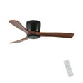 thumbnail image 1 of Ceiling Fans 42 Inch Ceiling Fan no light with Remote Control, Low Profile Flush Mount Ceiling Fan without Light,Noiseless Reversible DC Motor with Timer,Table Fans, 1 of 5