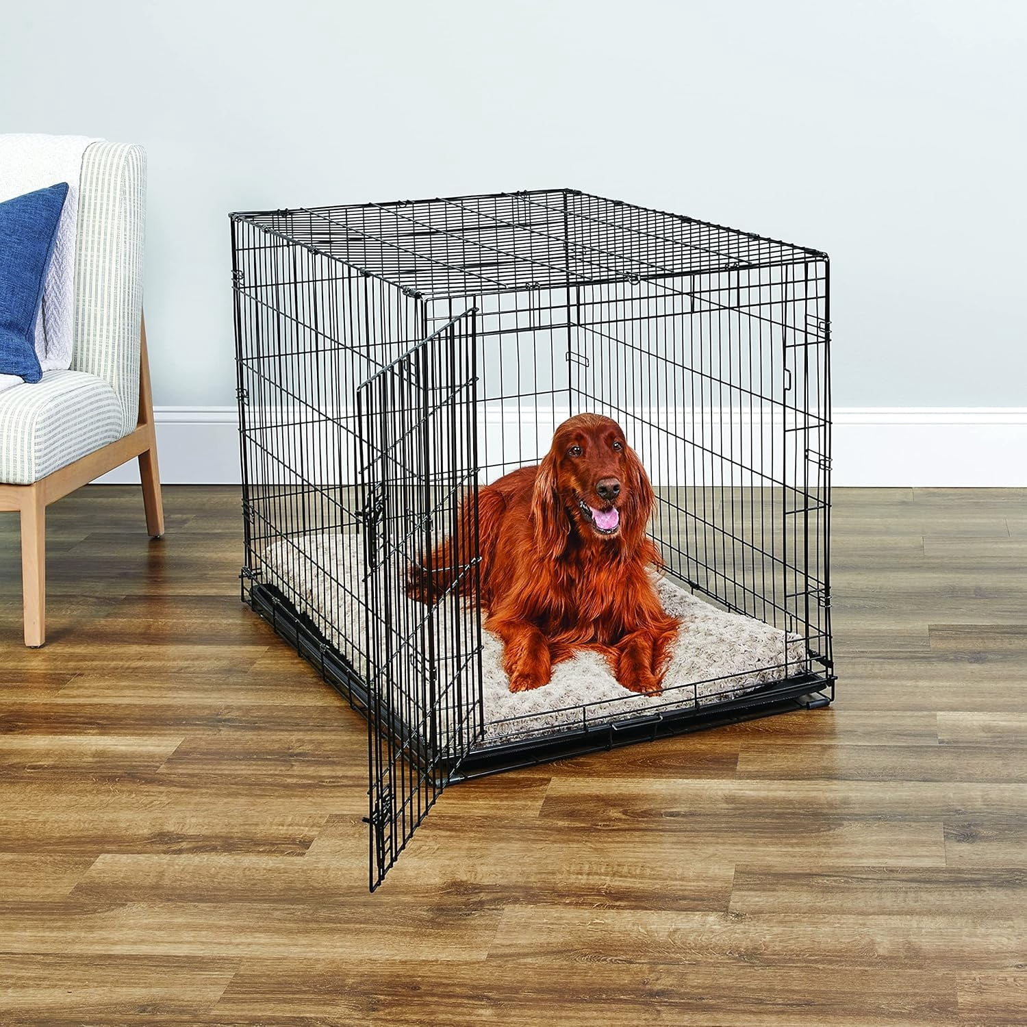 Gallery Detail: 42 Inch Crate For Large Breeds 71 90 Lbs Single