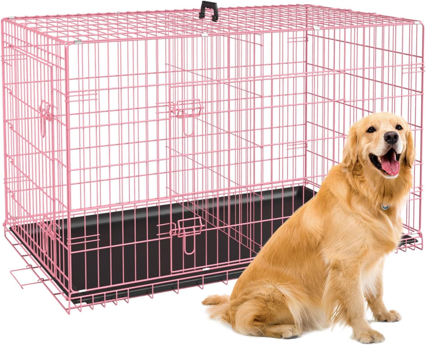 Picture of Dog Crates for Large Dogs Folding Metal Wire Crates Dog Kennels Outdoor ...