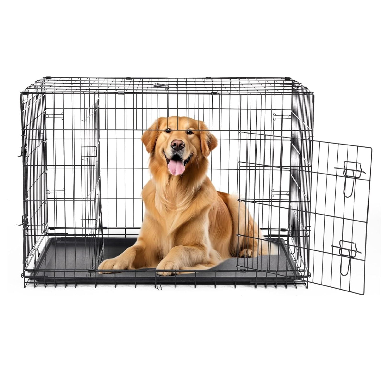 Snapshot of Portable Large Dog Crate With Divider System