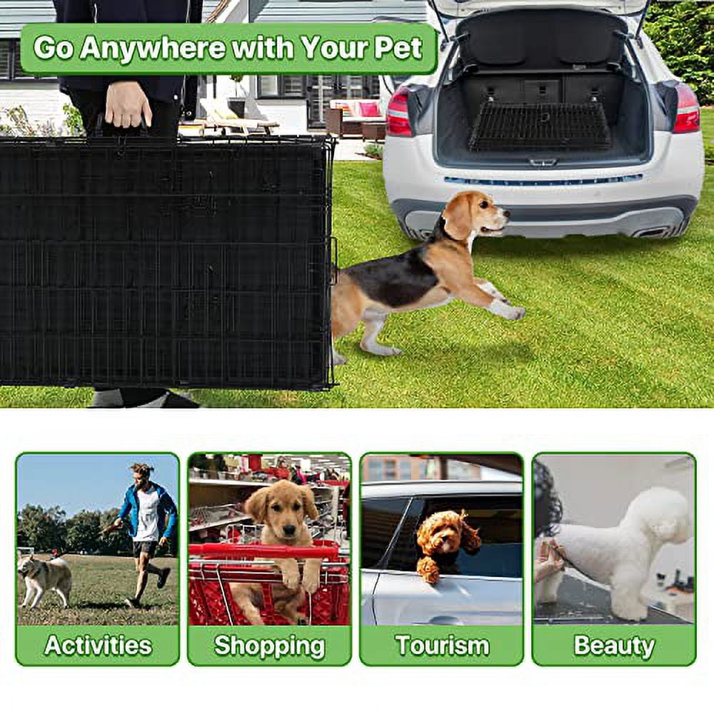 42 Inch Large Dog Crate Pet Cage Pet & Animal Kennel Dog Crate