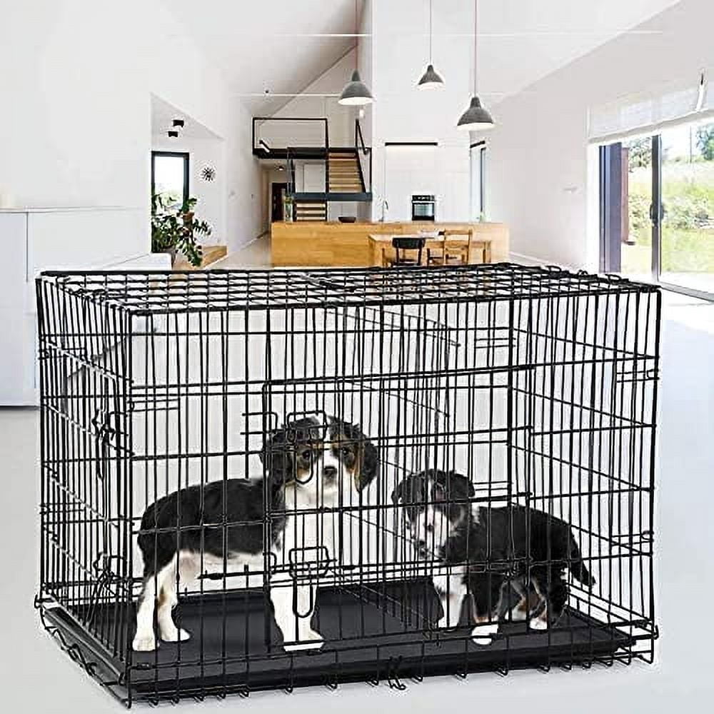 42 Inch Large Dog Crate Pet Cage Pet & Animal Kennel Dog Crate ... - Crate For Small Strong-Willed Dogs