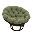 thumbnail image 1 of 42-Inch Rattan Papasan Chair with Solid Twill Cushion, 1 of 2