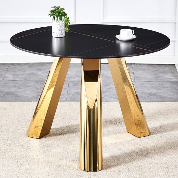 42-Inch Round Dining Table | Comfortable Dining Experience | Integrates ...
