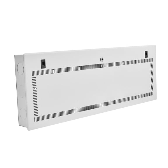 42 Inch Structured Media Cabinet Vented Door Recessed Network Enclosure Cable Management Home Wiring Organization