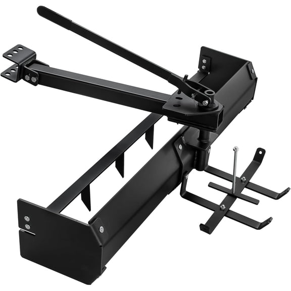 42 Inch Tow Behind Box Scraper, Lawn Tractor Attachments with Tractor Box Blade Sleeve Hitch Tow, Suitable for Construction Landscaping/Agriculture for ATV UTV