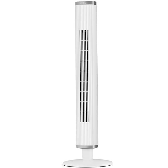 42 Inch Tower Fan for Bedroom,90°Oscillating Tower Fan with Remote Control,LED Display Standing Floor Fan that Blow Cold Air for Indoors with 6 Speeds,4 Modes and 24-Hour Timer - White
