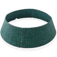 thumbnail image 1 of 42-Inch Water Hyacinth Christmas Tree Collar, Woven Tree Base Cover with Cord Cut Out, Green, 1 of 7