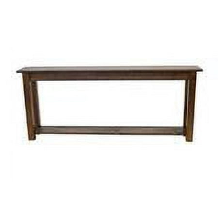 42" LANCASTER SOFA TABLE WITH SHELF
