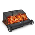 thumbnail image 1 of 42 in Lawn Sweeper Tow Behind, Pull Behind Yard Sweeper, 21 cu. ft Large Hopper Leaf & Grass Collector, Heavy Duty Garden Sweeper with Adjustable Sweeping Height for Yard, Lawn, Farm, 1 of 7