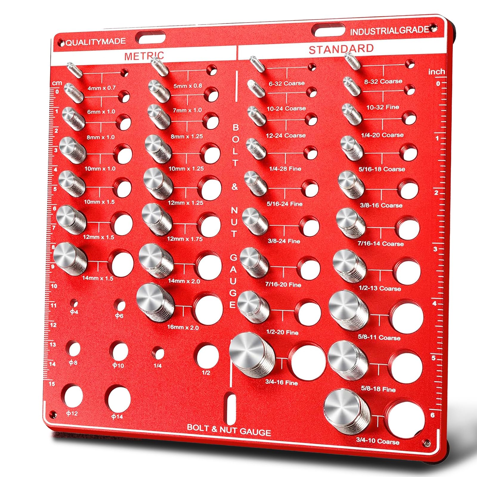 42 Thread Checker - Nut And Bolt Size Gauge With 19 Standard - View #7