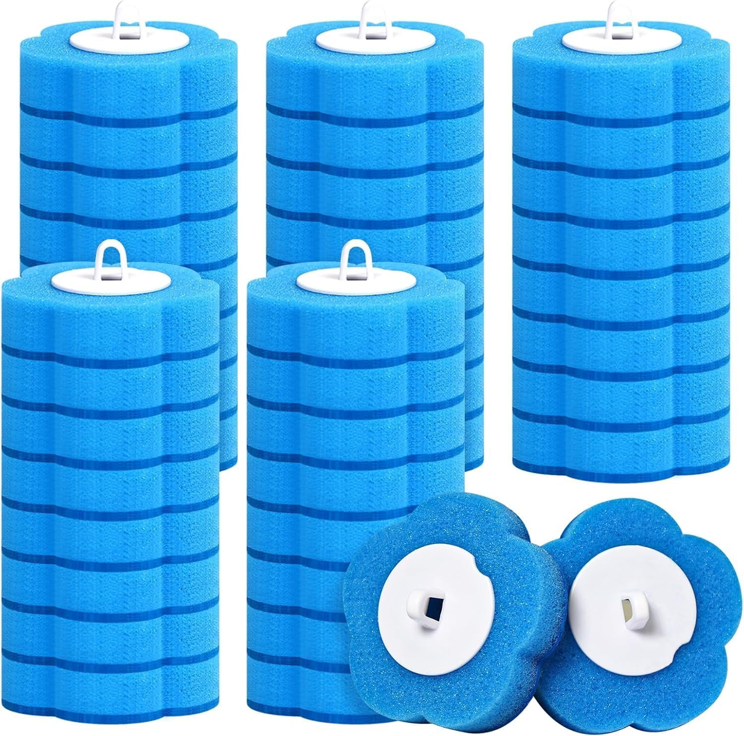 42 PCS Disposable Toilet Bowl Brush Refills Heads Wand Refill Replacement Head (42Pcs Heads)