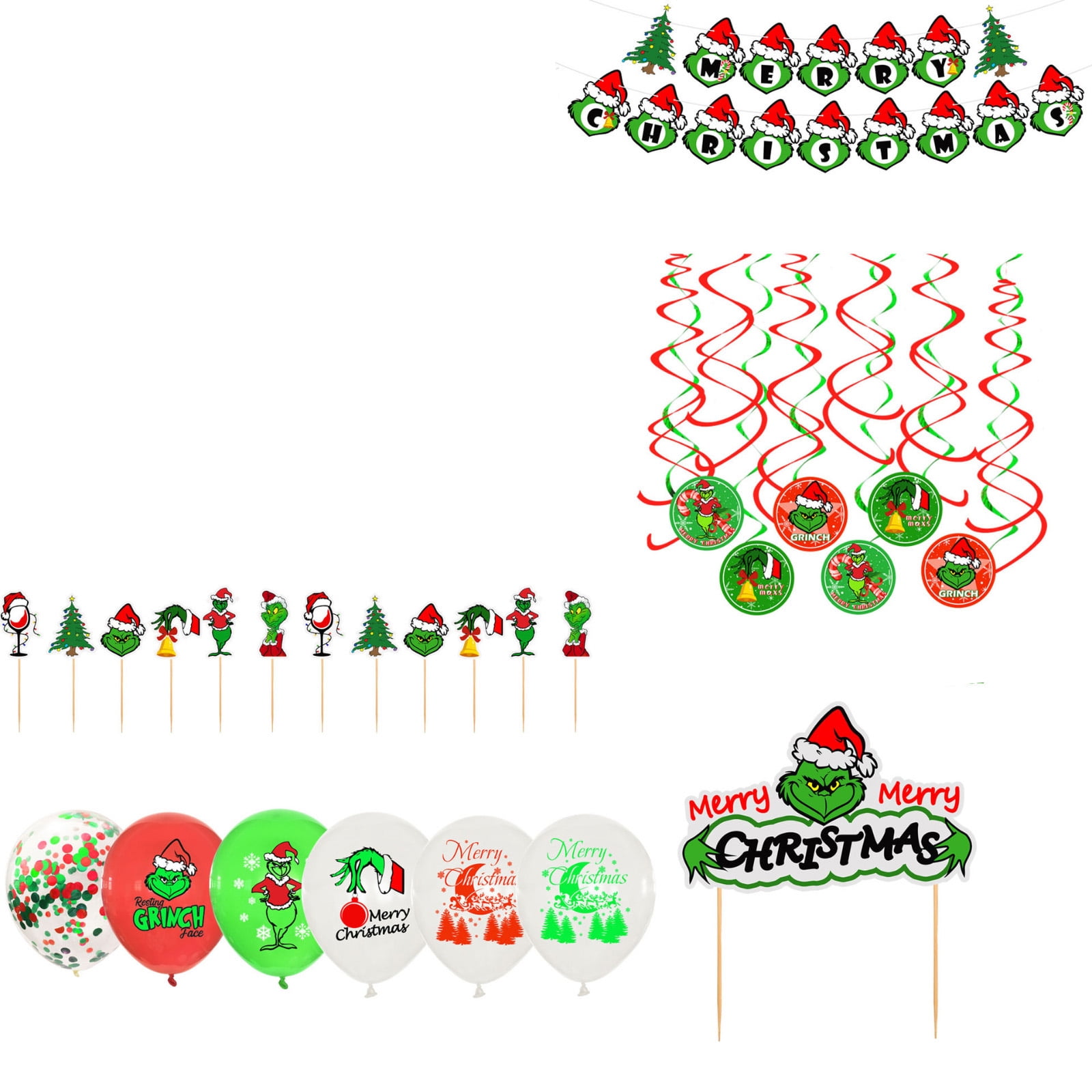 Winter Gnomes Party Supplies 32-Piece Set - 16 Plates & 16 Shaped Napkins