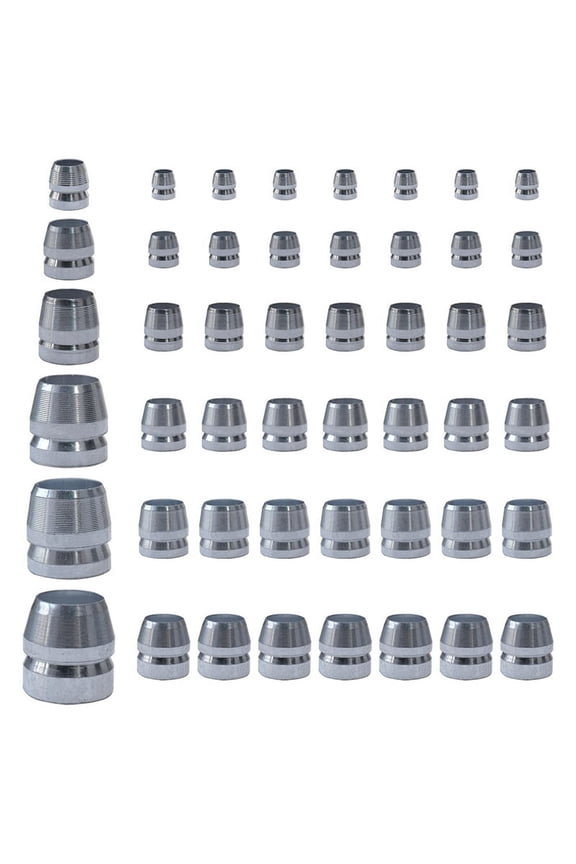 42 PCS Round -Handle Wedge Safety Handle Metal Wedge Hammer Handle Wedges Steel Wedge Kit