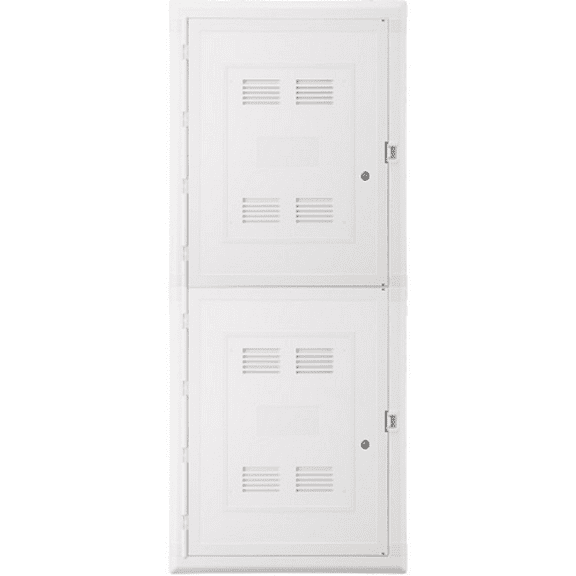 42' PLASTIC ENCLOSURE W/ BASE AND 2 DOOR HINGED