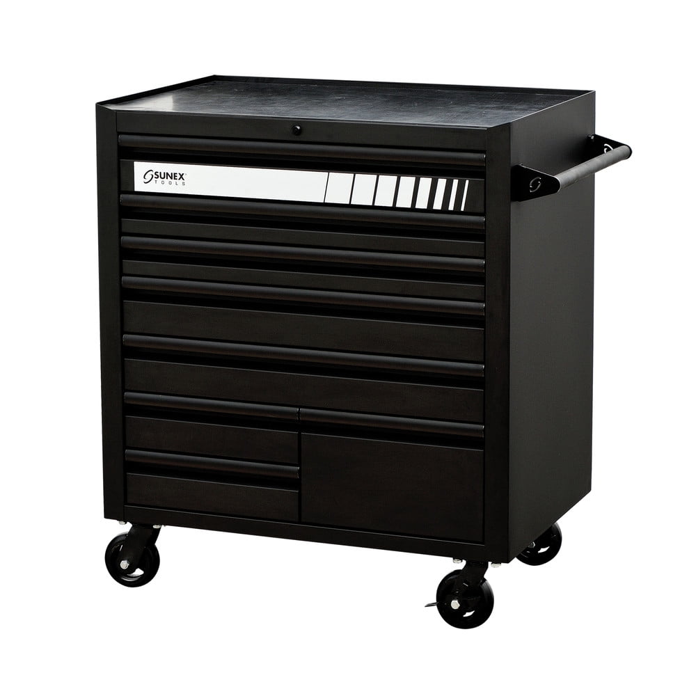 Sunex 8060MB Premium 41 in. 8 Drawer Service Cart (Matte Black)