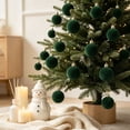 thumbnail image 1 of 42-Pack Velvet Christmas Ball Ornaments Set, Flocked Hanging Baubles, Assorted Sizes, Xmas Tree Holiday Decor, 1 of 8
