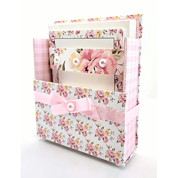 42-Pc Stationery Gift Box Set W/Reusable Desktop Organizer Box And Gold Pen - Pi