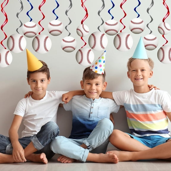 42 Pcs Baseball Hanging Swirls Decorations Baseball Birthday Banners Party Streamers Wall Ceiling Hanging Spirals Baseball Party Decorations Supplies$$Electronics Accessories