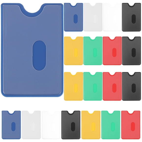 FONDOTIN Card Protector PVC 42Pcs 3.6X2.4X0.04In
