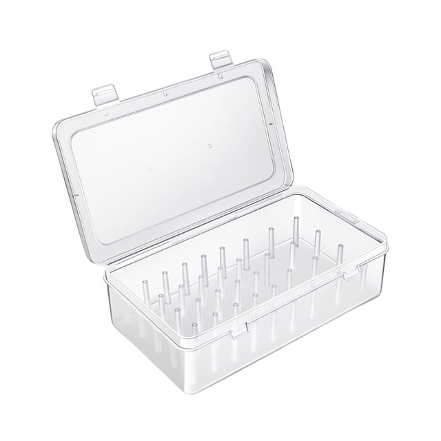 42-Peg Piping Tip Organizer Box - Stackable Decorating Tip Storage Case ...