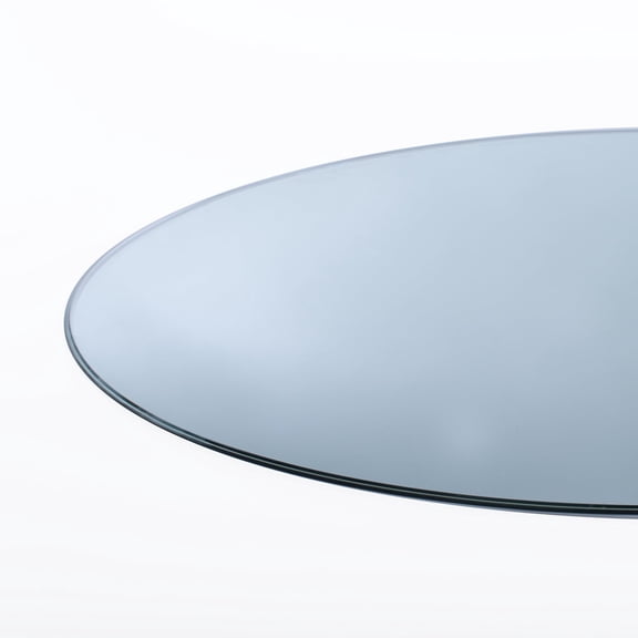 42" Round Clear Tempered Glass Table Top By Spancraft Glass