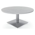 thumbnail image 1 of 42" Round Coffee Table For Office With Square Metal Base, 1 of 6
