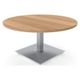 thumbnail image 1 of 42" Round Coffee Table For Office With Square Metal Base, 1 of 5