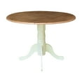 thumbnail image 1 of 42" Round Dual Drop Leaf Pedestal Dining Table, 1 of 2