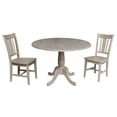 thumbnail image 1 of 42" Round Top Pedestal Table with 2 Chairs, 1 of 7