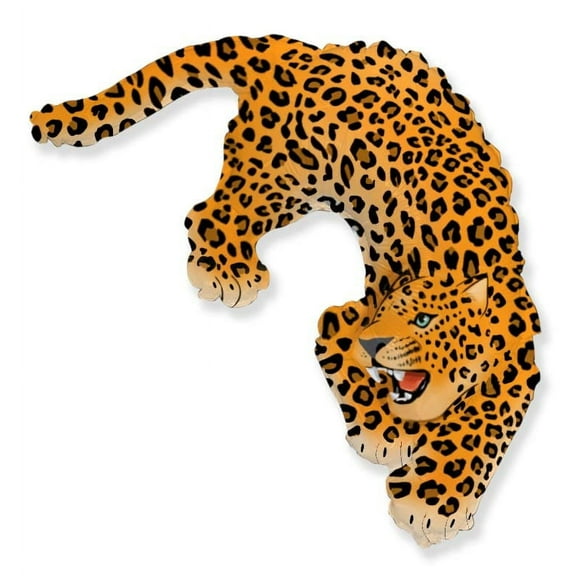 42" Savage Leopard Cheetah Spots Birthday Party Mylar Foil Balloon