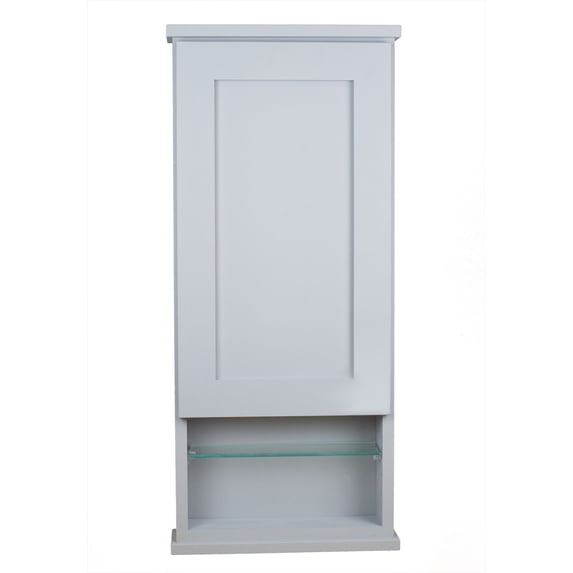 42" Selene On the wall Cabinet with 12" open shelf 7.25" deep inside