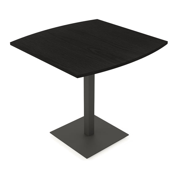 42" Small Boat Bistro Height Table Square Metal Base Bar Table