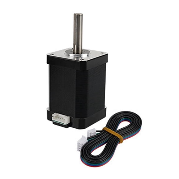 42 Stepper Motor Height 60mm Motor with 1000XH2.54 Cables for 3D Printer Extruder -Black