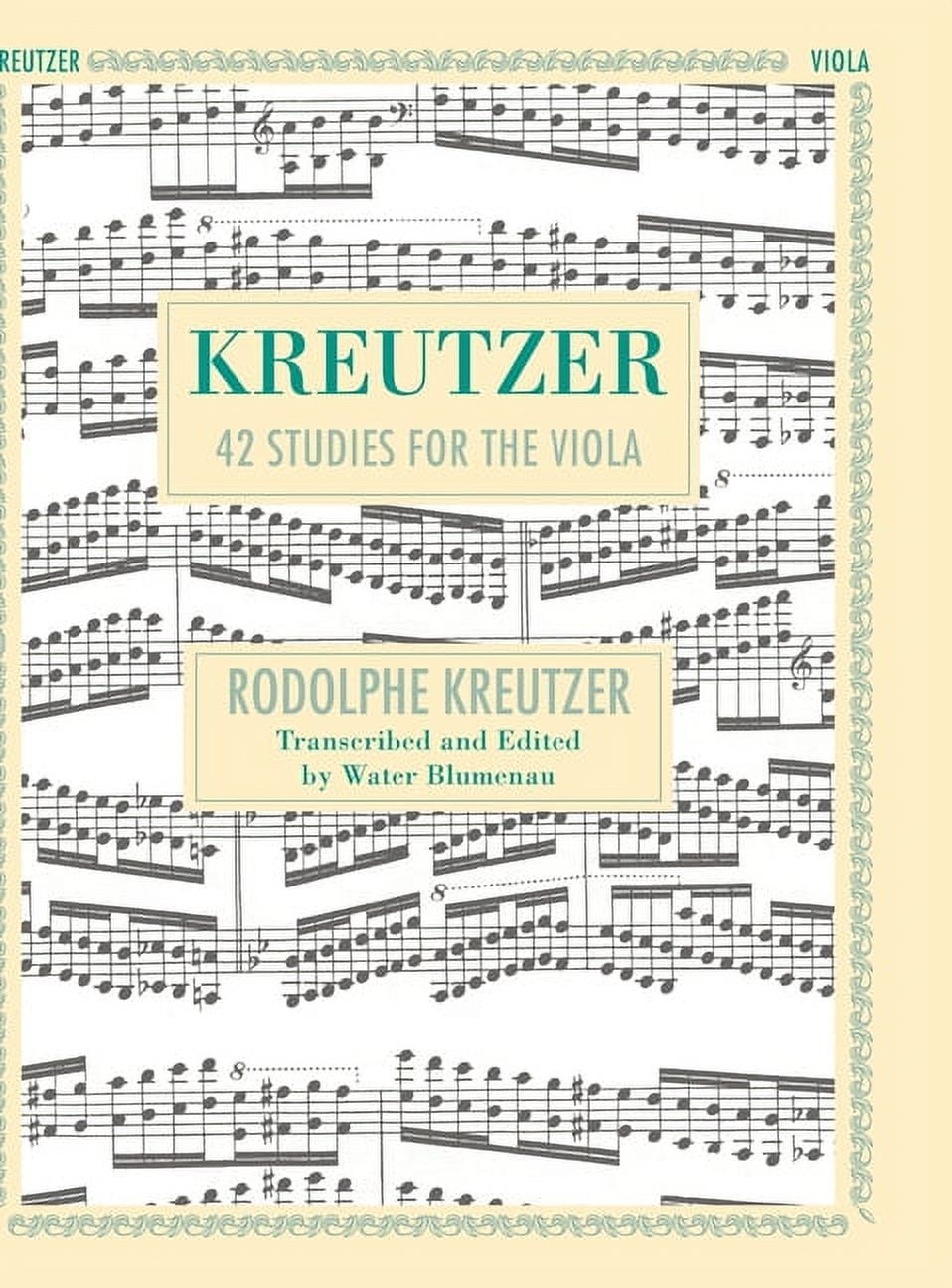 42 Studies: Transcribed for Viola (Schirmer's Library of Musical Classics, Volume 1737) (Hardcover)