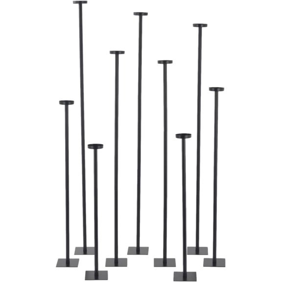 42" Tall Floor Candle Holders with 9 Arms Metal Candle Holders DIY Floor Candelabra Holder Decor Romantic Wedding Centerpiece Separate Tealight Set for 2.7" D Candle